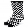 Vans Checkerboard Crew Socks - Black White