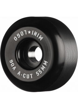Mini Logo Wheels Hybrid A-Cut II Black - 55mm / 90A