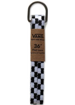 Vans Laces 36" Black White Checker