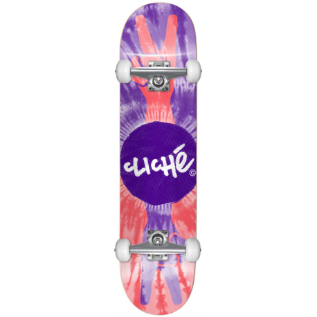 Cliché Peace Purple 8.0 X 31.56 - Skate Complet