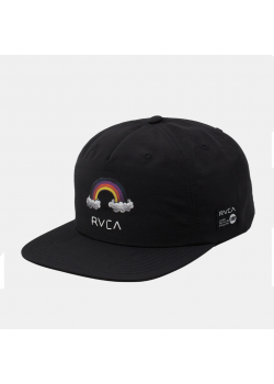 RVCA Rainbow Connection Snapback - Black