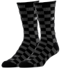 Vans Checkerboard Crew Socks - Black / Charcoal