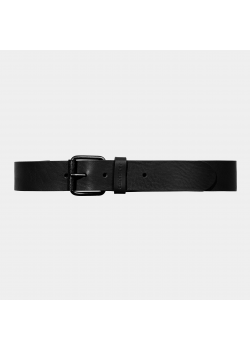 Carhartt Script Belt Leather - Black / Black
