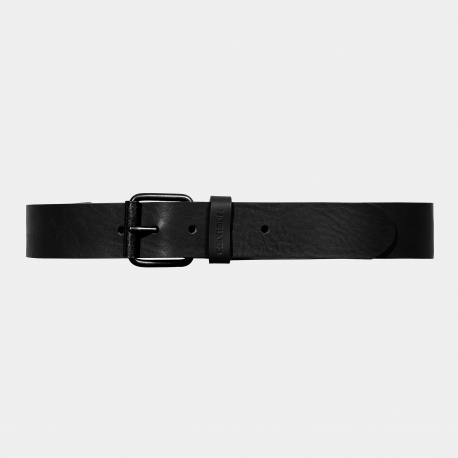 Carhartt Script Belt Leather - Black / Black