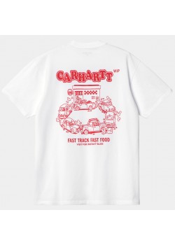 Carhartt Fast Food Tee - White / Red