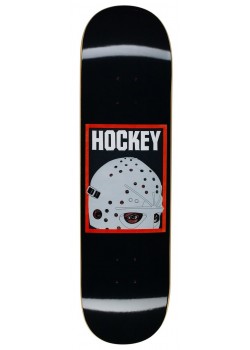 Hockey - Half Mask - Black - 8.25"