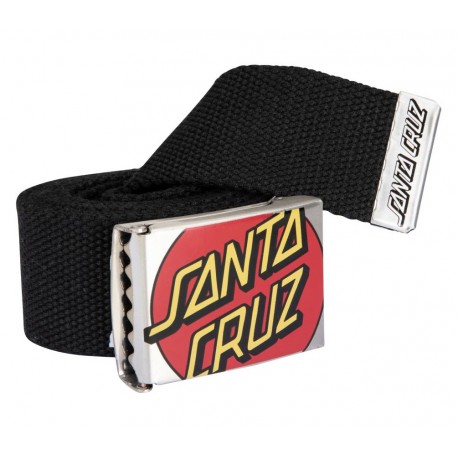 Santa Cruz Crop Dot Belt - Black