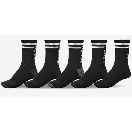 Globe Carter Crew Socks 5 Paires - Black