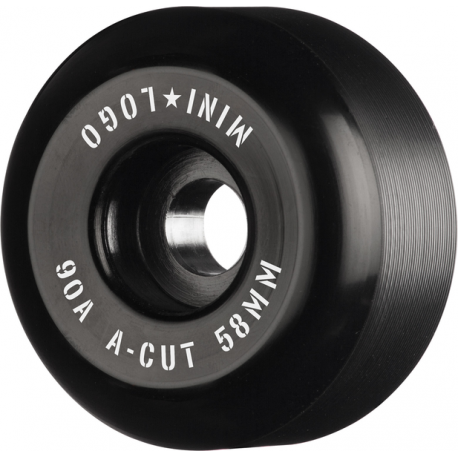 Mini Logo Wheels Hybrid A-Cut II Black - 58mm / 90A