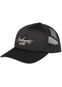 Carhartt Signature Trucker Cap - Black / White