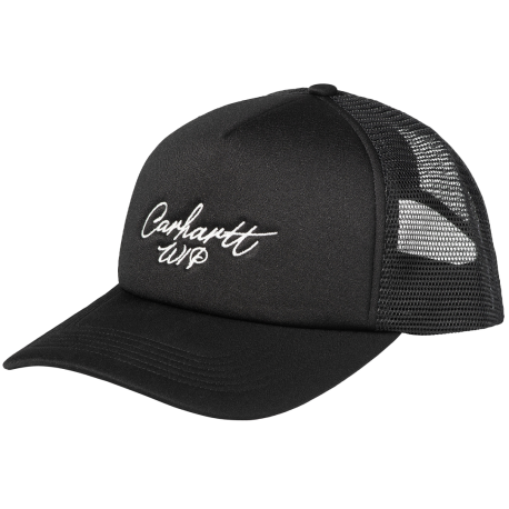 Carhartt Signature Trucker Cap - Black / White