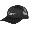 Signature Trucker Cap - Black / White