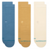 Stance Icon 3 Pack Paires - Cream - Pack 3 Paires