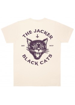 JACKER Black Cats Tee - Beige