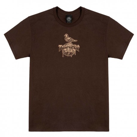 Thrasher Tee Cover The Earth - Dark Chocolate