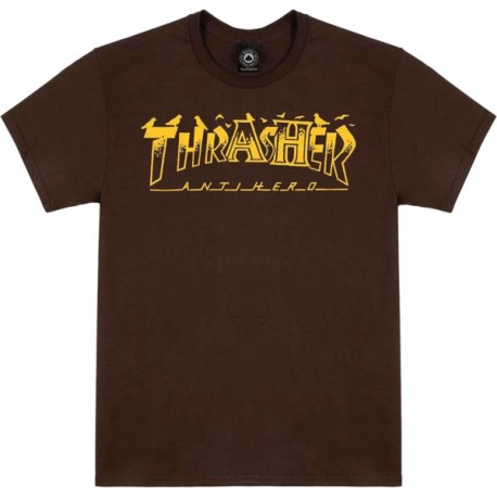 Thrasher Tee Pigeon Mag - Dark Chocolate