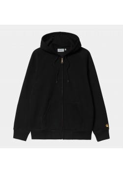 Carhartt Hooded Chase Jacket - Black / Gold