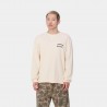 Carhartt L/S Basics Script Tee - Natural / Black