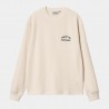 Carhartt L/S Basics Script Tee - Natural / Black