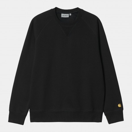 Carhartt Chase Sweat - Black / Gold