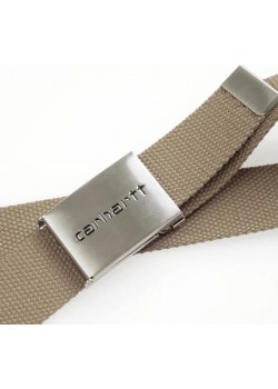 CARHARTT Clip Belt Chrome - Canvas Leather