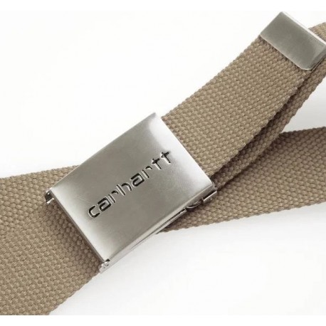 CARHARTT Clip Belt Chrome - Canvas Leather