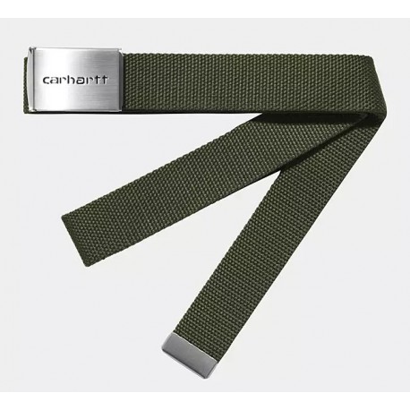 CARHARTT Clip Belt Chrome - Office Green