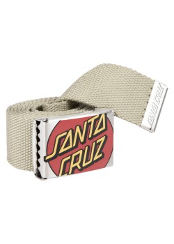 Santa Cruz Crop Dot Belt - Stone Grey