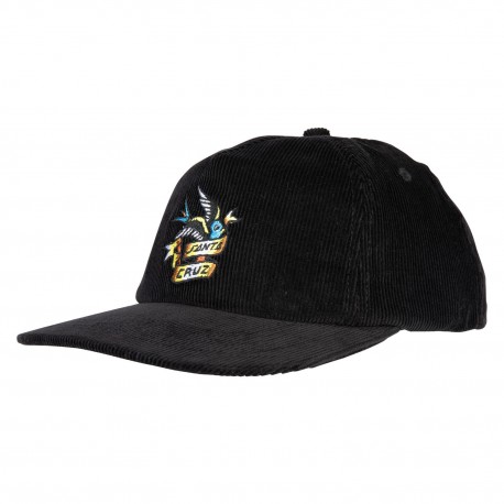 Santa Cruz Sommer Sparrow Cap - Crystal Black Cord