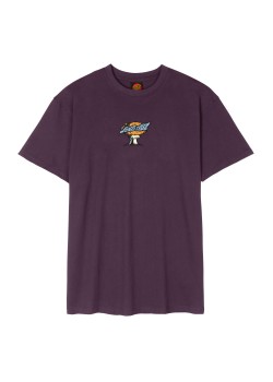 Santa Cruz Winkowski Alien Creep Tee - Blackcurrant