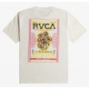 RVCA POPPIES TEE - ANTIQUE WHITE