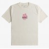 RVCA POPPIES TEE - ANTIQUE WHITE