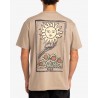 RVCA SUNFLOWER TARROT TEE - DARK KHAKI