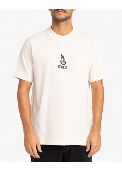 RVCA JUST FLOATIN TEE - OATMEAL ANTIQUE