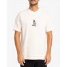 RVCA JUST FLOATIN TEE - OATMEAL ANTIQUE