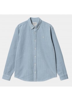 Carhartt Madison Cord Shirt - Dusty Ice / Wax