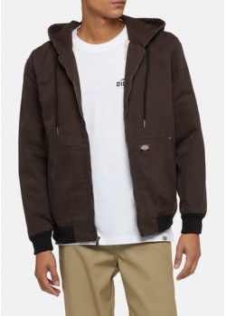 Hooded DC Jacket - Dark Brown