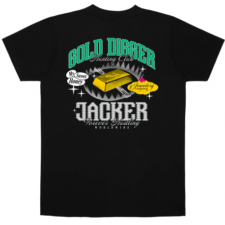 Jacker Gold Digger T-Shirt - Black