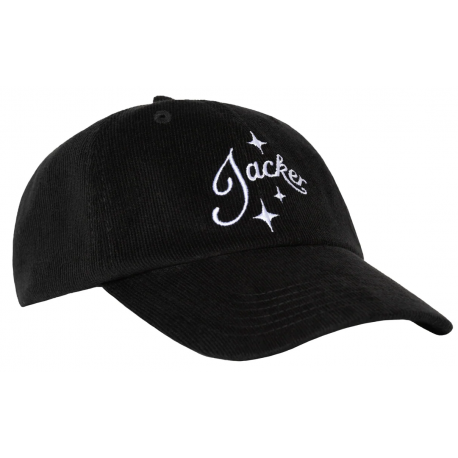 Jacker Vacation Corduroy Cap - Black