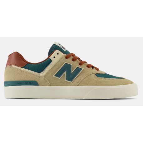 NB NUMERIC 574 - Tan / Sage - Suede / Mesh