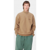 Carhartt Half Zip American Script Sweat - Peanut