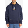 RVCA SCORCHED LANDS HOOD - NAVY