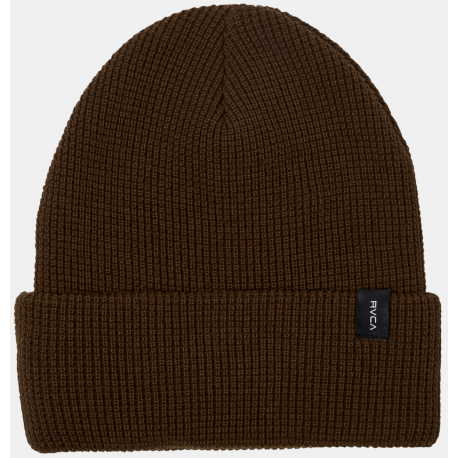 RVCA DAYSHIFT BEANIE - BROWN