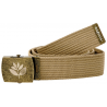 Magenta Plant Clip Belt - Beige