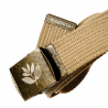 Magenta Plant Clip Belt - Beige