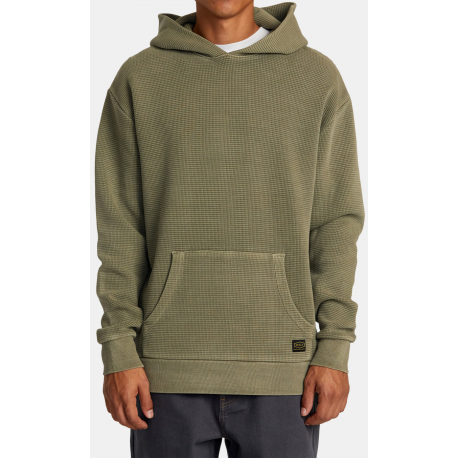 RVCA DAYSHIFT THERMAL HOODIE - OLIVE