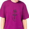 And Feelings Split Tee - Purple