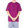 And Feelings Split Tee - Purple