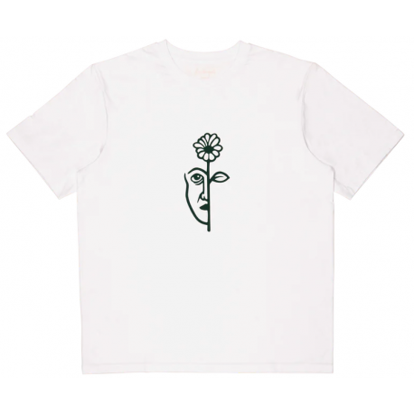 And feelings Split Tee - White