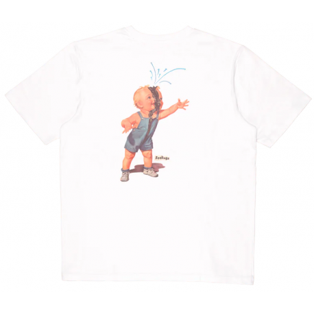 And feelings Baby Tee - White